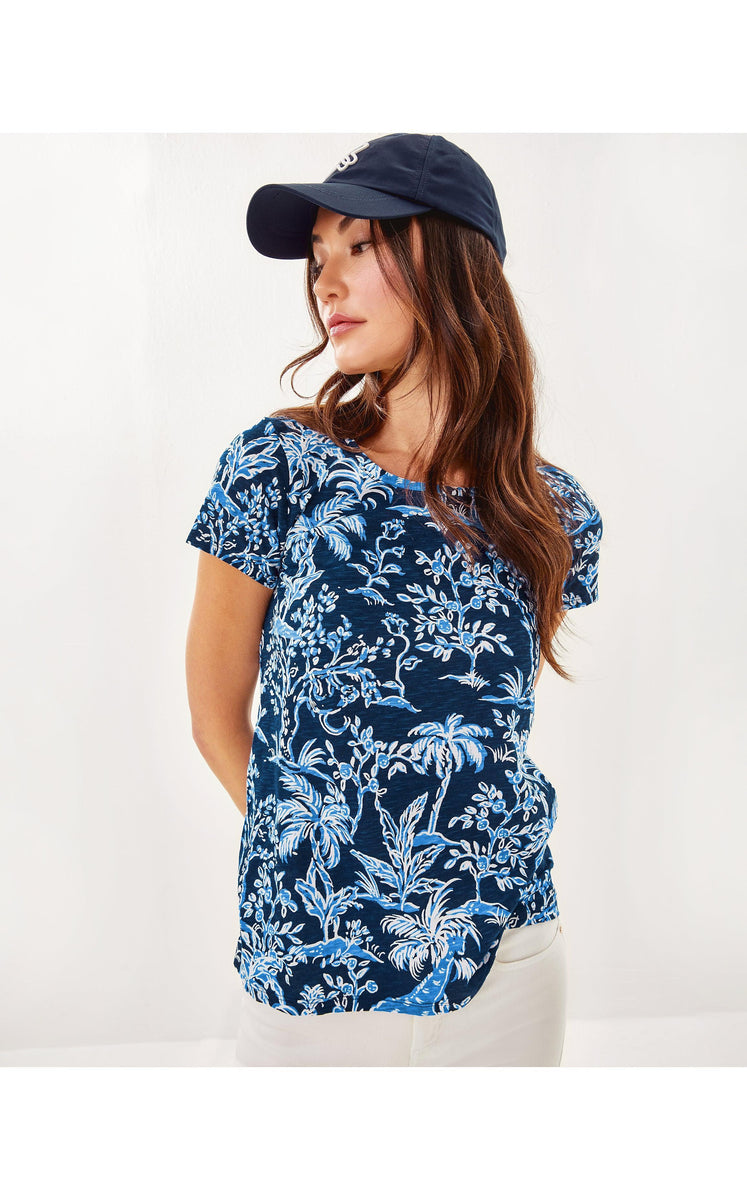 ETTA SCOOP-NECK, STARLIGHT NAVY ONCE AND FLORAL