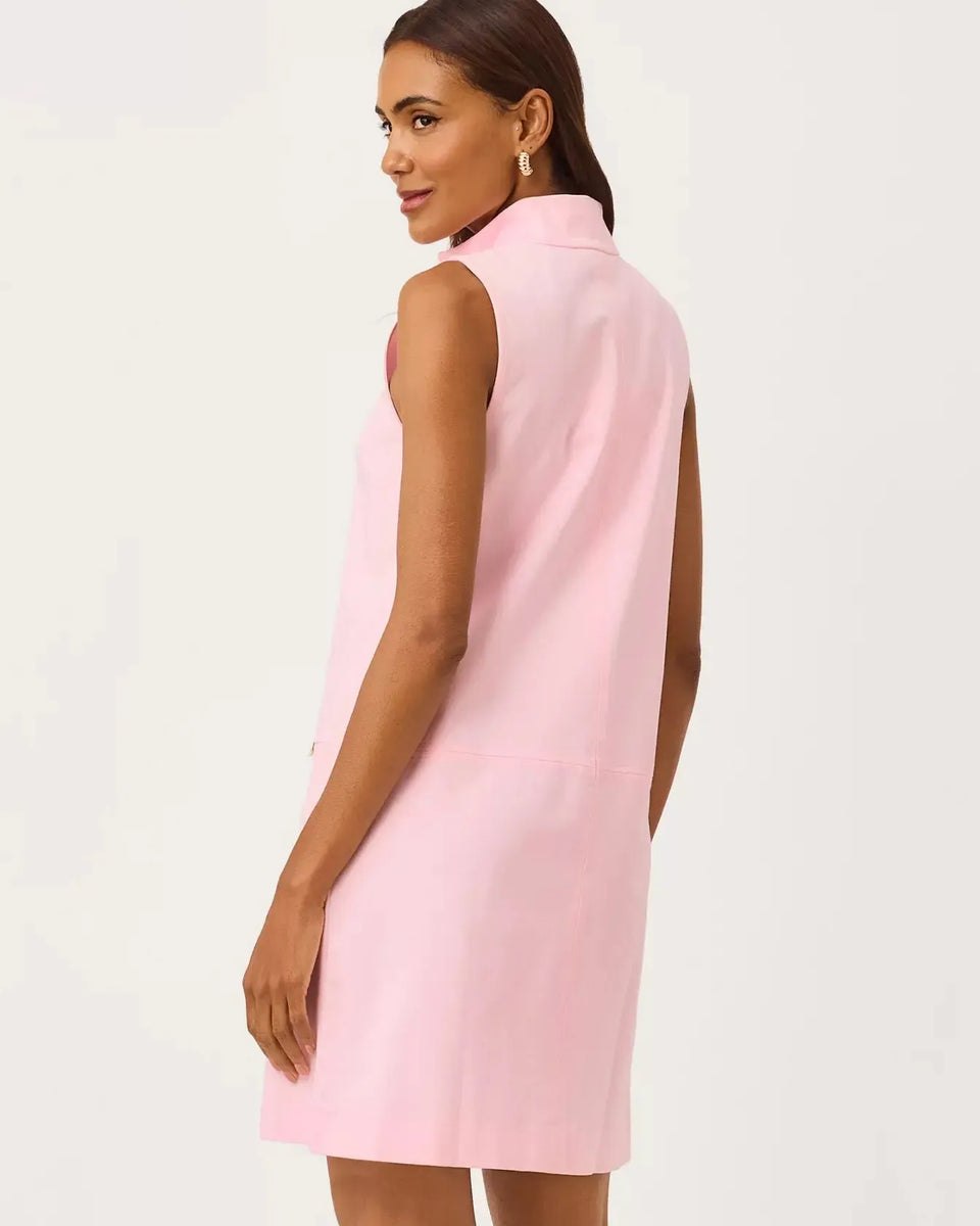 Sleeveless Rosee Shift Dress Pink Muse