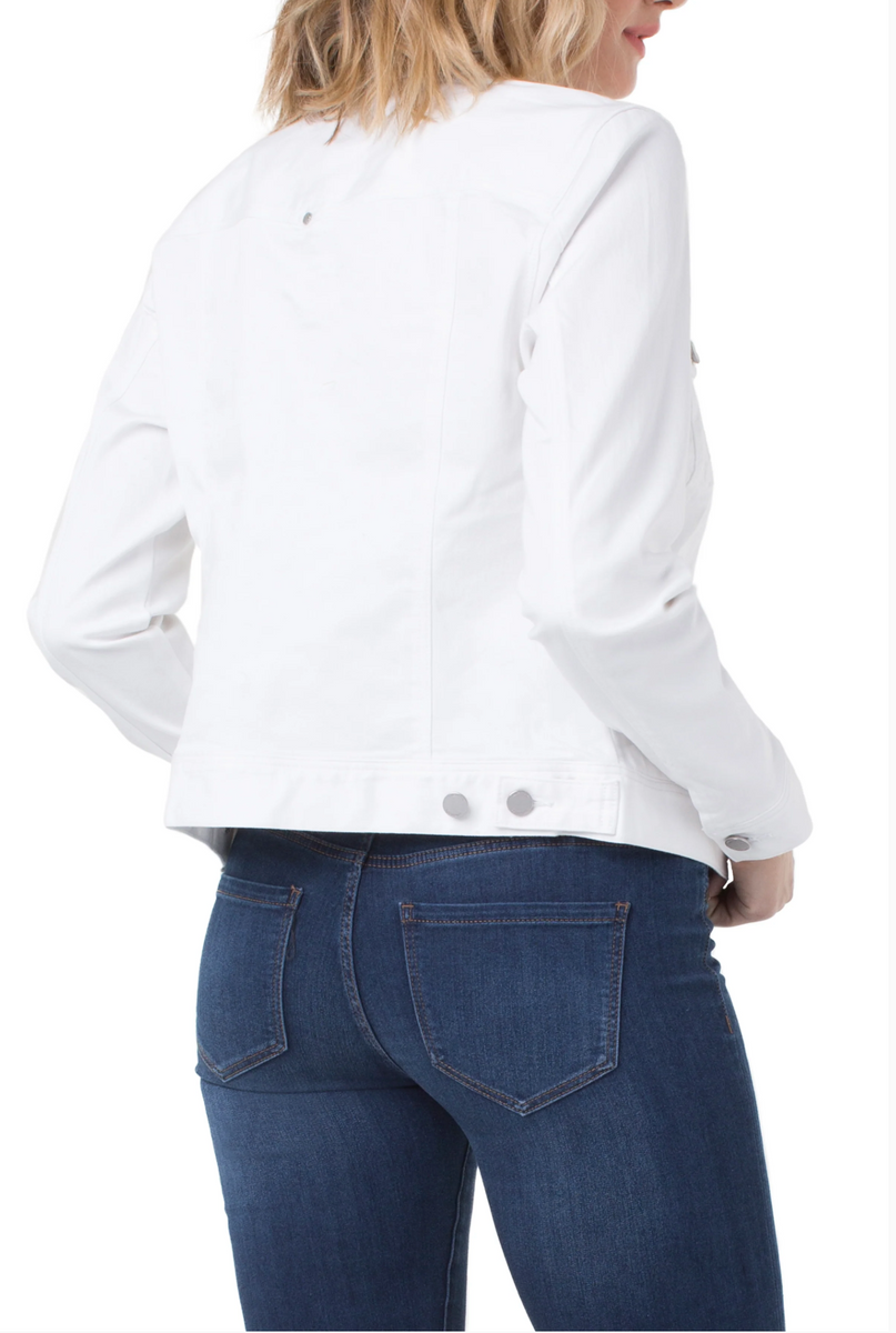 Classic Jean Jacket White – The Island Cabana