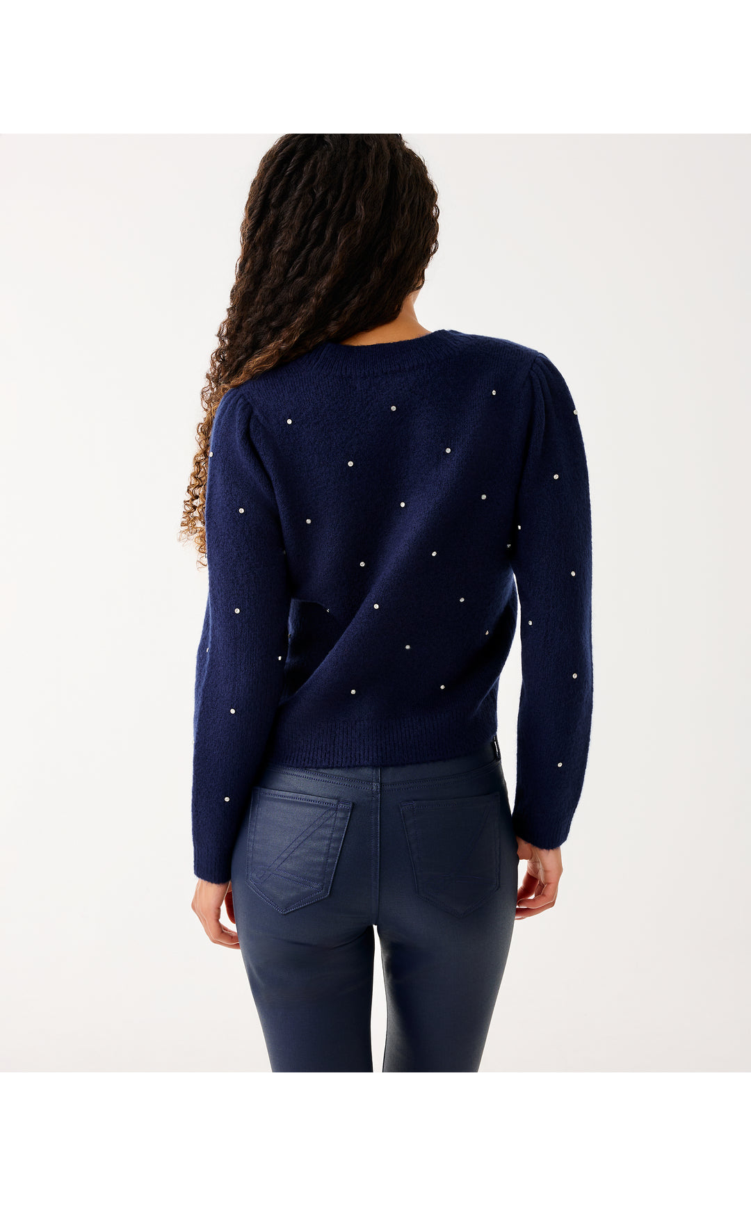 Ellorie Sweater True Navy – The Island Cabana