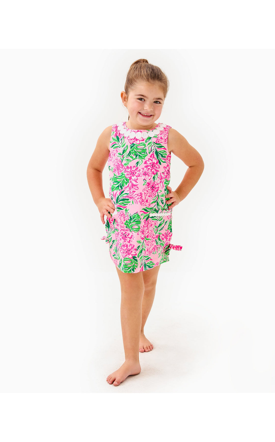 Girls Little Lilly Classic Shift Dress Koala La La – The Island Cabana