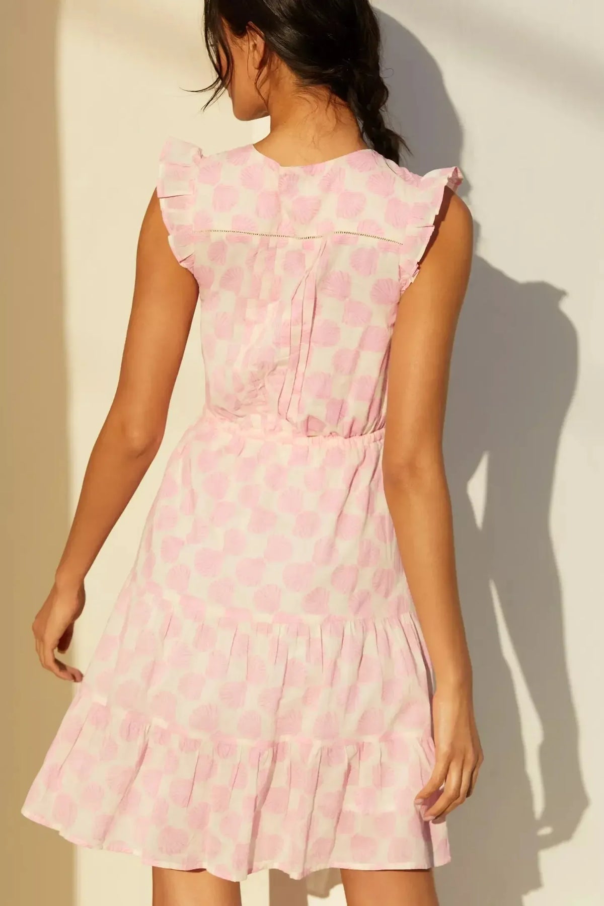 Giselle Women's Mini Dress Shell Beach Pink The Island Cabana Giselle Women's Mini Dress Shell Beach Pink The Island Cabana