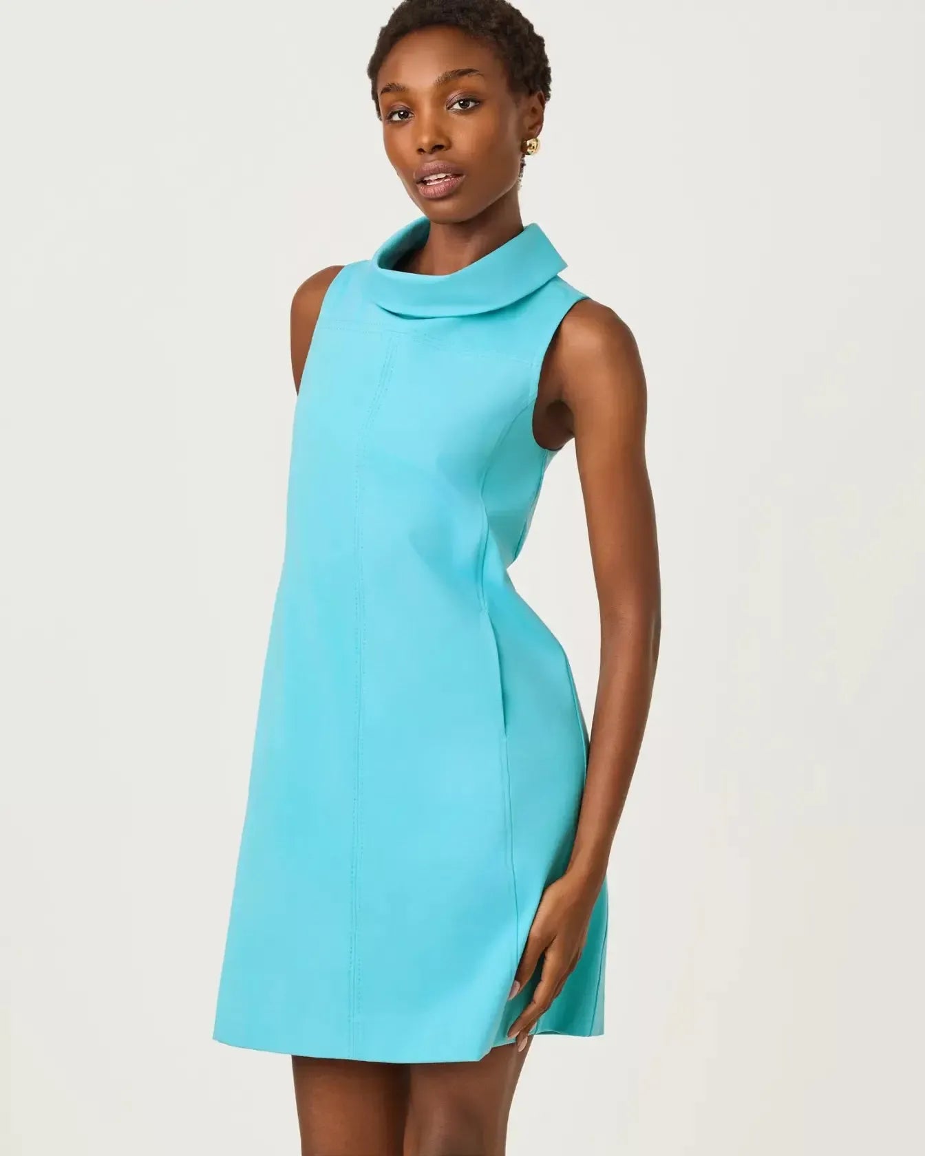 Payson Shift Dress Capri Blue  The Island Cabana