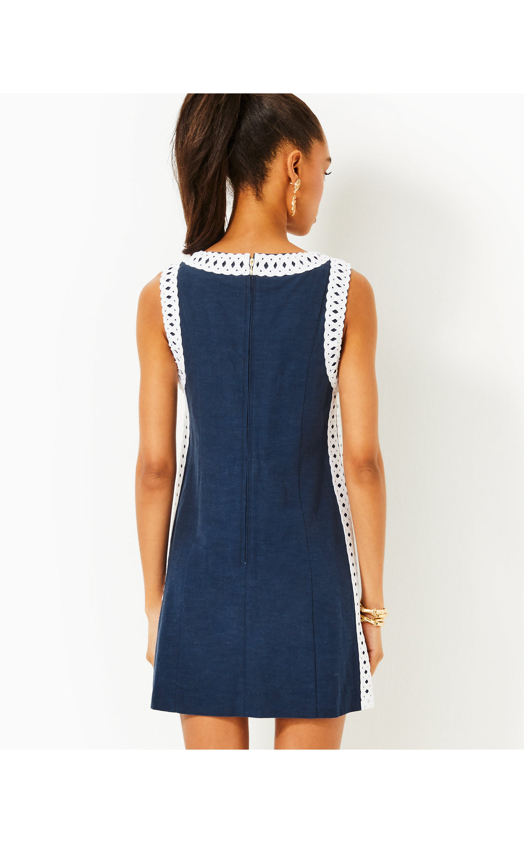 Sadie Shift Romper Low Tide Navy – The Island Cabana