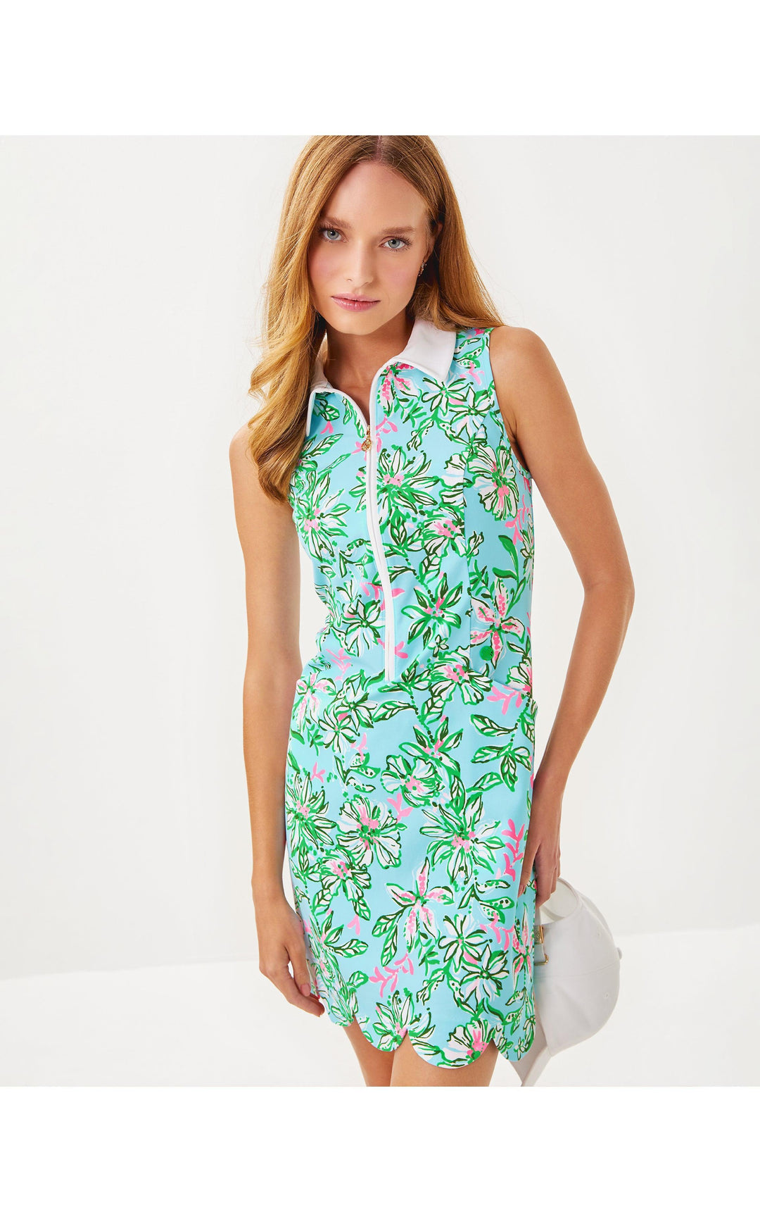 kettyさま Time After Time Scalloped Dress Zimmermann Crush Floral Scalloped Shift Dress | Saks Fifth