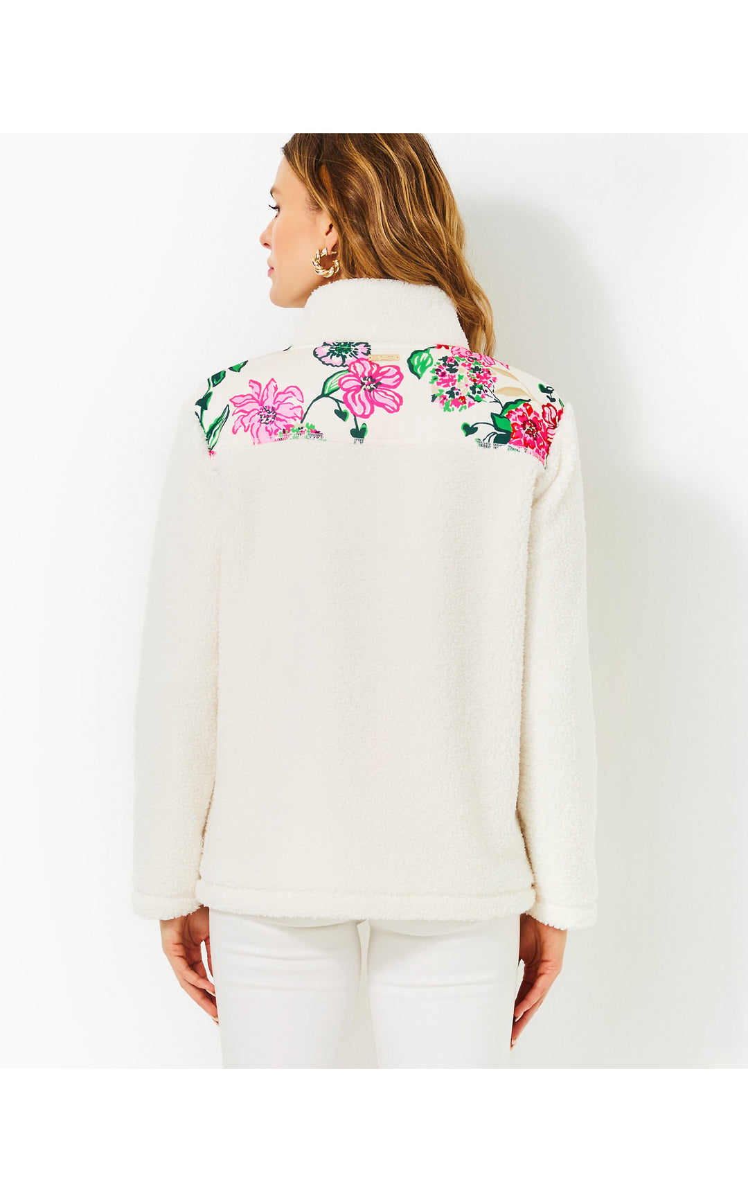 Wallen Sherpa Half Zip Jacket Coconut – The Island Cabana